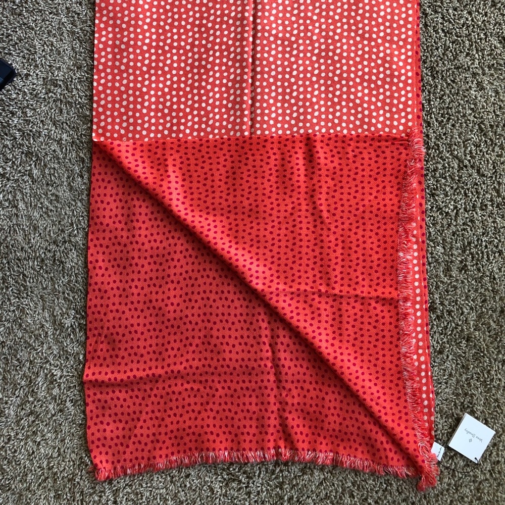 NWT reversible coral scarf